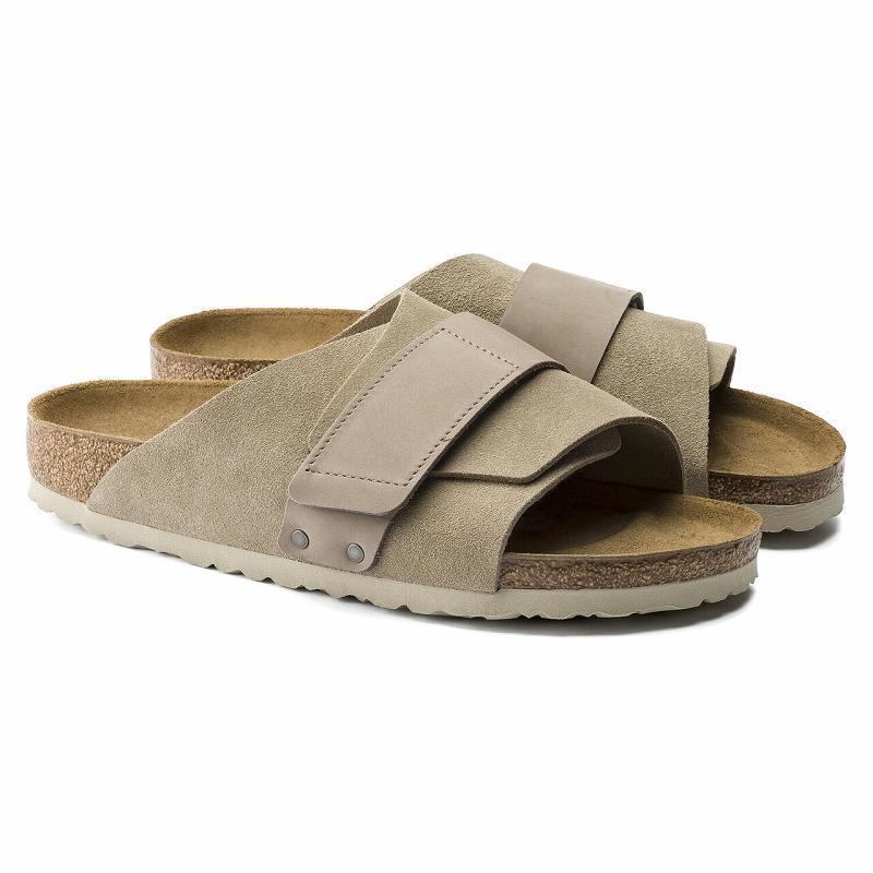 Kyoto Birkenstock Semisove Damske Siva Hnede | SK 123ZUT